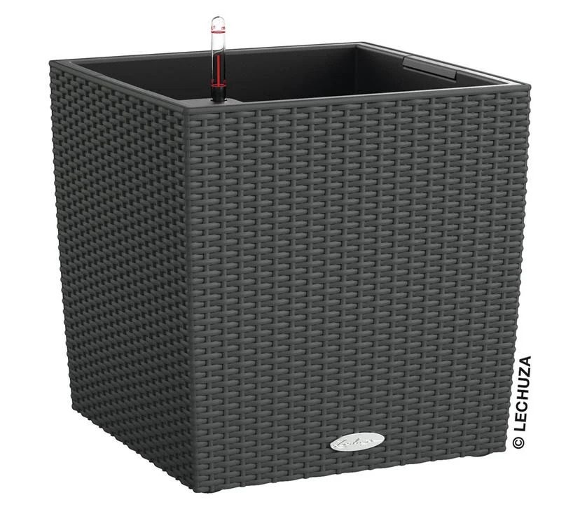 LECHUZA® Kunststoff-Topf Cube Cottage, quadratisch